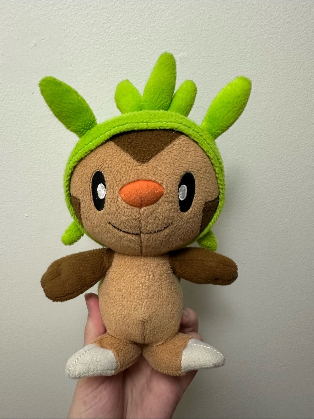 8" Pokemon 2013 X/Y Chespin Plush Nintendo Stuffed Plush w/o Tags